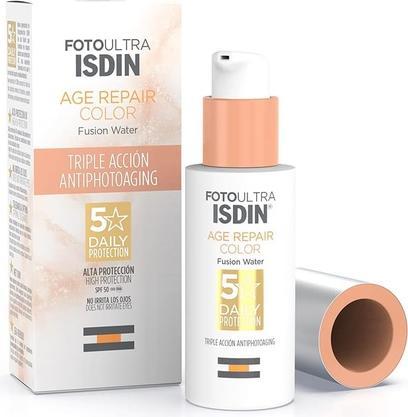 Immagine prodotto Isdin Age Repair Colour Fusion Water (Crema solare viso, SPF 50, 50 ml, 52 g)