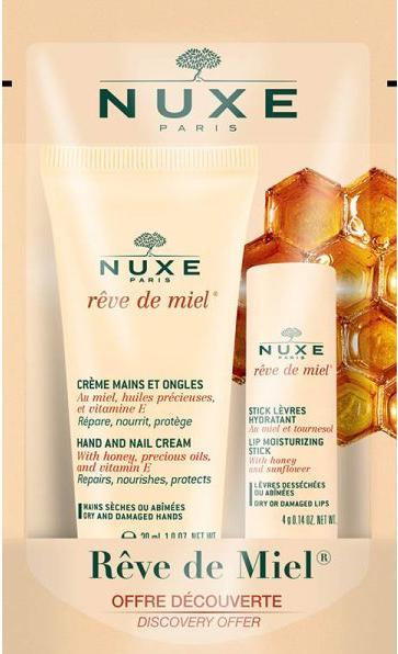 Nuxe Crème mains et ongles & Stick Lèvres (30 ml)