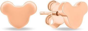 Brilio Silver - Minimalist Bronze Mickey Mouse EA917R Earrings