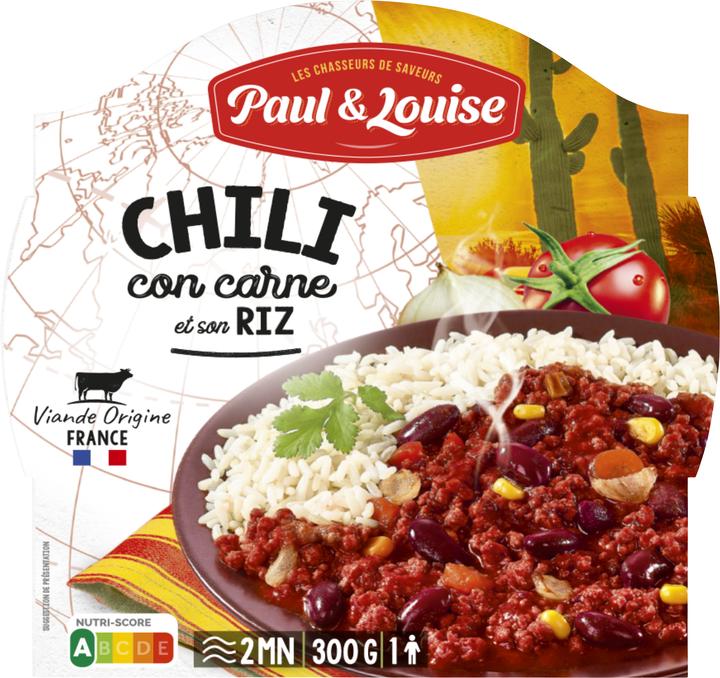 Produktbild Paul & Louise Chili con Carne mit Reis (350 g)