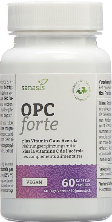 Image du produit Sanasis OPC Forte (60 capsules) (60 pièce(s), Capsules, 9 g)