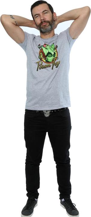 Actual product image Universal Textiles Mens Poison Ivy Badge Heather T-Shirt (L)