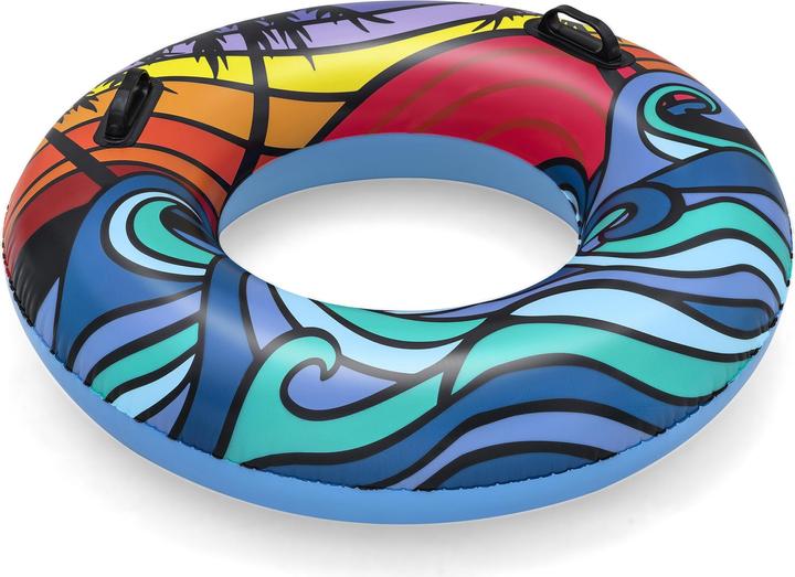 Actual product image Bestway 36350 / 23 Inflatable Toy for Pool & Beach Multicoloured Pattern Floating Tube
