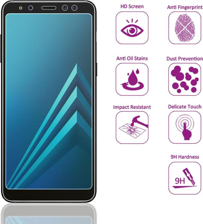 Immagine prodotto Nalia (2-pack) Vetro protettivo (2 Pezzo/i, Samsung Galaxy A8 (2018))