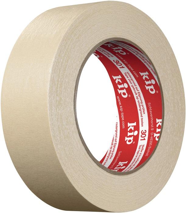 Actual product image Kip 18mm x 50m MASKINGTEC® natural fine crepe extra 301-18 (18 mm)