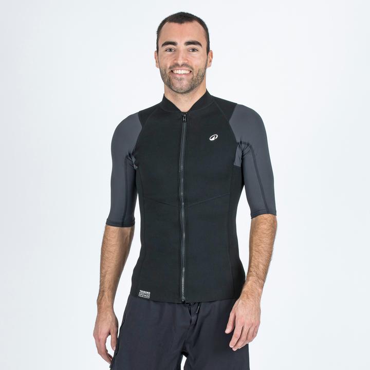 Immagine prodotto Subea YULEX100 manica corta da uomo con protezione UV 1,5 mm - nero (1 mm, XL)