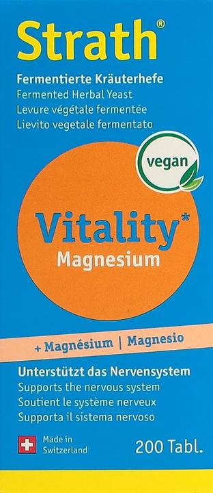 Energy Label Strath lity + magnesium (200 Piece, Pills, 160 g)