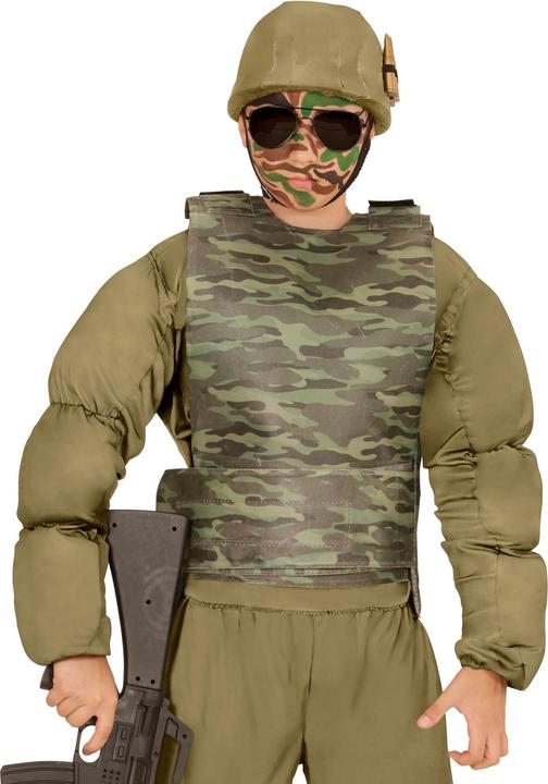 Image du produit Widmann Schusssichere Weste Camouflage für Kinder 6-10 Jahre (Taille unique)