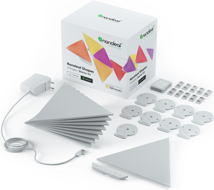 Productafbeelding Nanoleaf Vormen Driehoeken Slimmer Kit (100 lm)