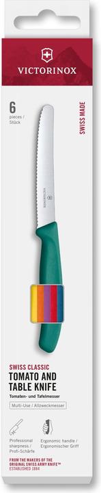 Produktbild Victorinox Swiss Classic, Tomaten & Tafelmesser, 6tlg, 11cm (11 cm)