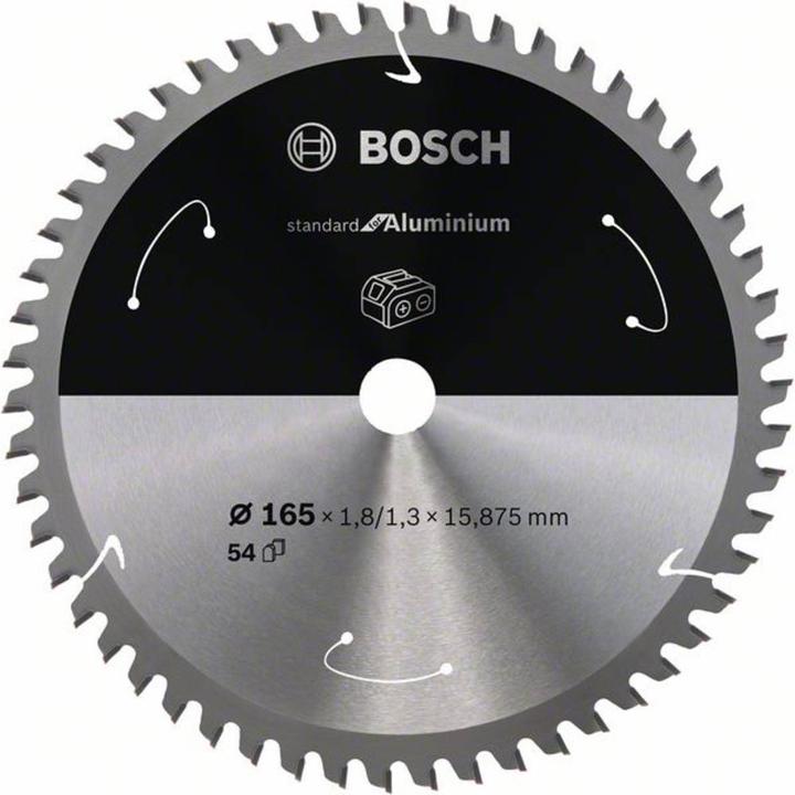 Produktbild Bosch Professional Zubehör PRO Aluminium cordless Kreissägeblatt, 165 x 1,8 x 15.875 mm