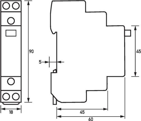 Actual product image Doepke Circuit breaker 2-pole RSS 016200