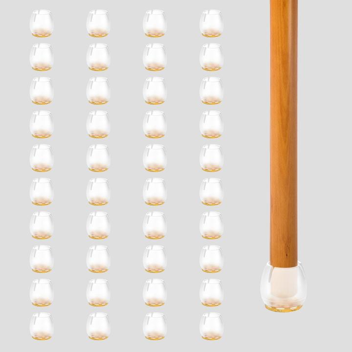 Intirilife Chair base caps (Plug-in gliders, 40 Piece)