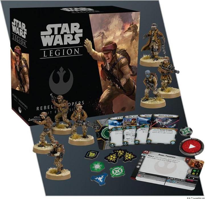 Image du produit FFG FFGD4602 - Troupes rebelles : Star Wars Legion, à partir de 14 ans (extension, édition FR) (Allemand)