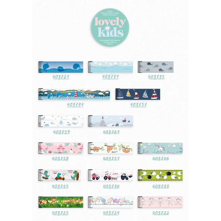 Image du produit A.S. Création Lovely Kids Chambre d'enfant Elephant Party avec d'adorables éléphants (15 x 500 cm)
