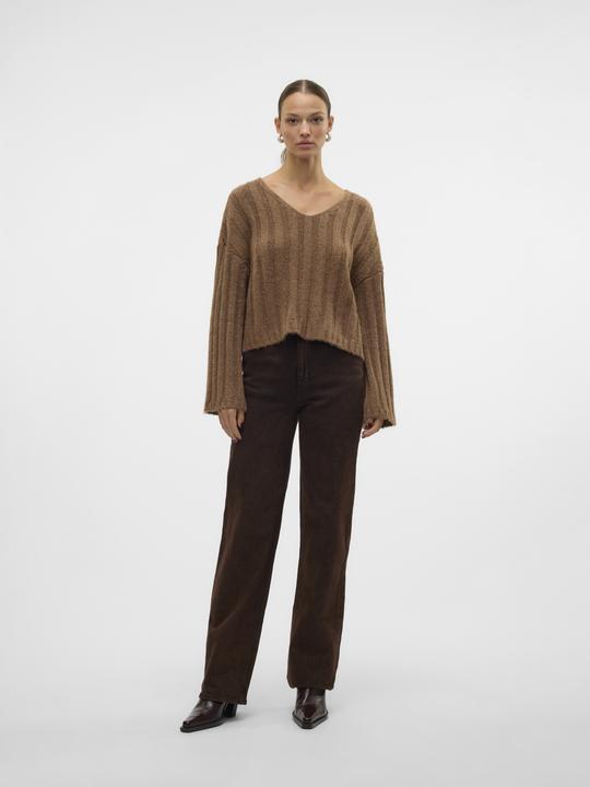 Actual product image Vero Moda VMTESSA Hohe Taille Weiter Beinschnitt Jeans Weit geschnitten (W29/L32)