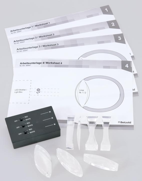 Produktbild Betzold Experimentier-Set Optik Bildentstehung im Auge