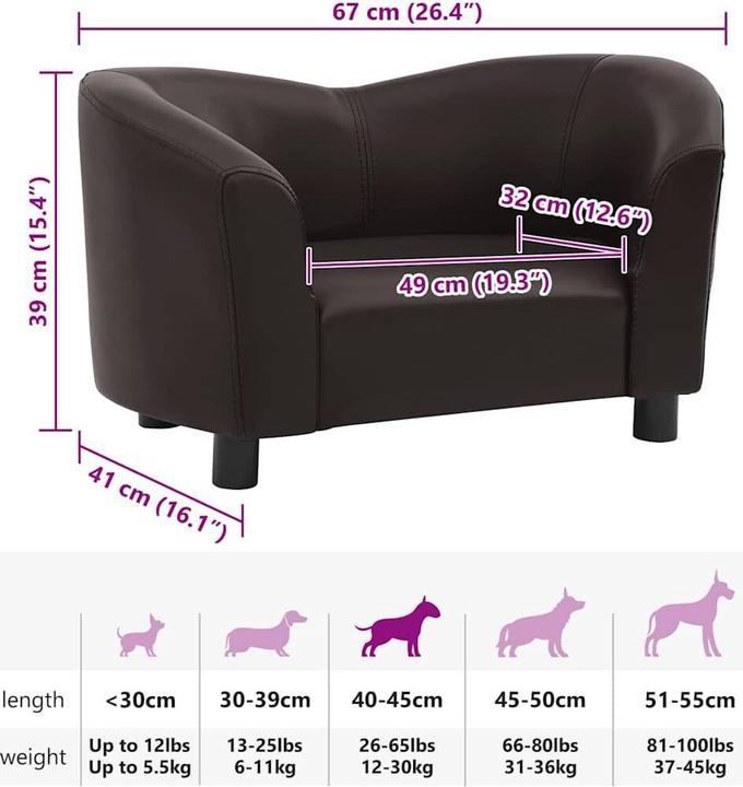 Produktbild VidaXL Hundesofa (Hund)