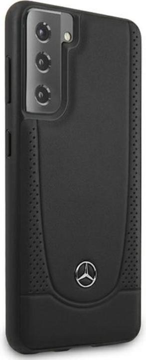 Immagine prodotto Mercedes-Benz Coperchio perforato con logo in metallo (Samsung Galaxy S21+)