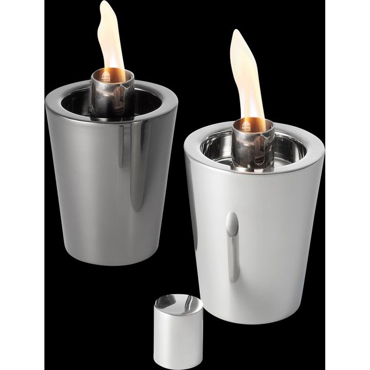 Produktbild Philippi Tischfackel Tarcia 13 x 9 cm, Silber
