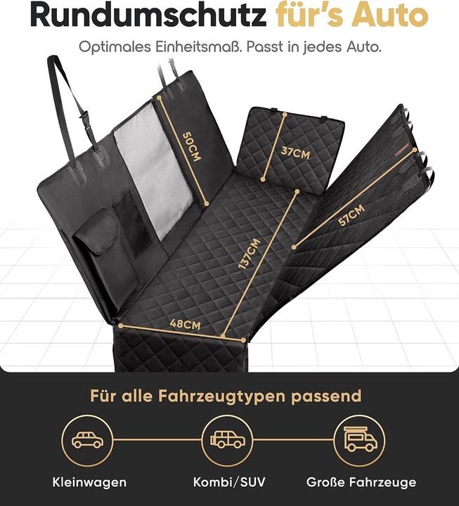 Image du produit Heldenwerk Couverture de siège arrière pour chiens