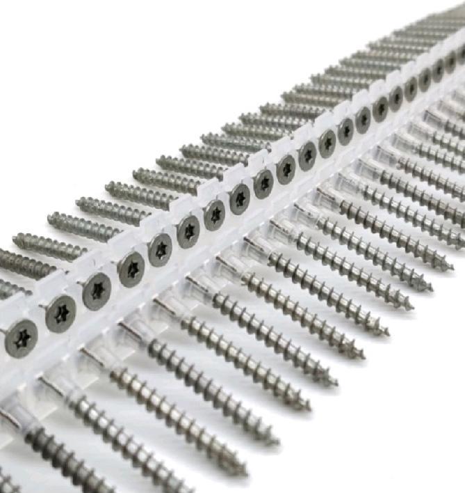 Produktbild Prebena Magazinierte SPAX OSB VerlegeschraubenETA, 500 STK 40x80 mm (500 Schrauben pro Stück)