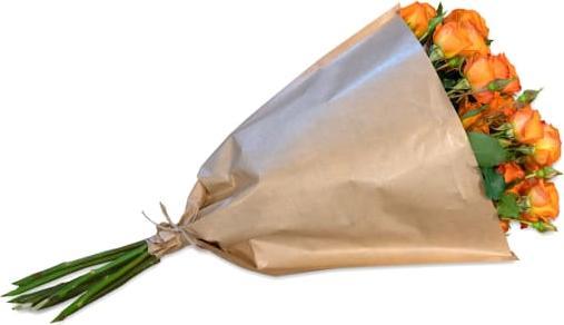 Produktbild Fleurop Orange Sprayrosen im Bund (Schnittblumen)