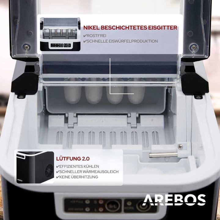 Image du produit Arebos Machine à glaçons (Fiche CH)