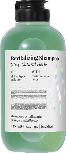 Produktbild Farmavita BACK BAR revitalizing shampoo nº04-natural herbs 1000 ml (250 ml, Flüssiges Shampoo)