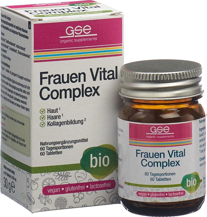 Produktbild GSE Frauen Vital Complex Bio Tabl (60 Stück, Tabletten, 123 g)