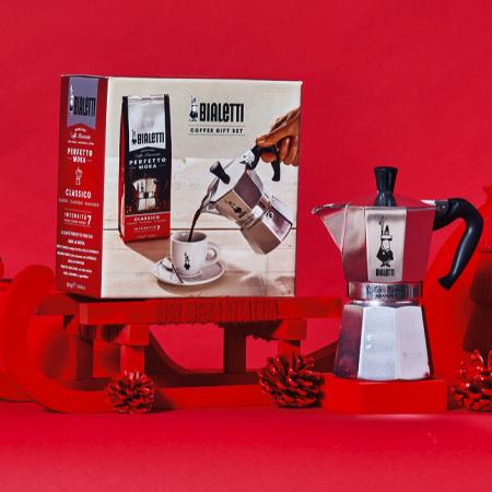 Produktbild Bialetti Bial Set MOKA 6 cups + 250g Perfetto Cl. | 0003545 (6 T.)