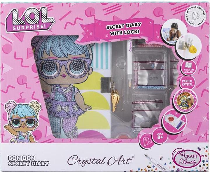 Produktbild Craft Buddy LOL Bon Bon, Crystal Art Tagebuch