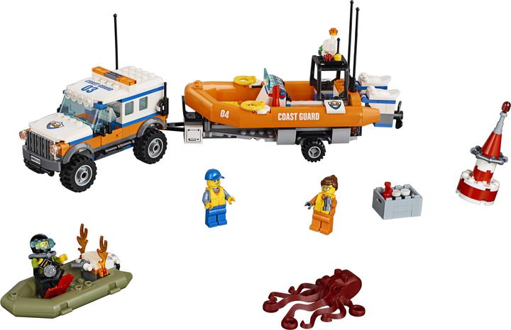 Actual product image LEGO Off-road vehicle with lifeboat (60165, LEGO City)