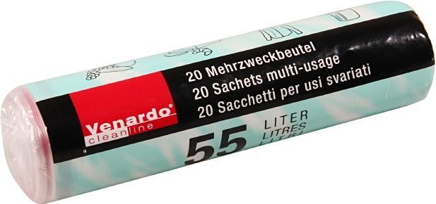 Produktbild Venardo Mehrzweckbeutel transp. /55L (20 x, 55 l)