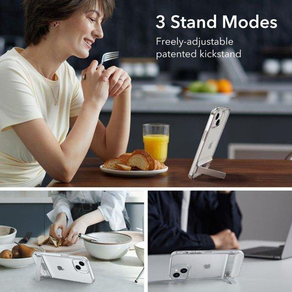 Produktbild ESR Hülle Apple iPhone 14 - Hardcase Schutzhülle Air Shield Boost Anti-Shock/Kratzfest mit Standfunk (Apple iPhone 14)