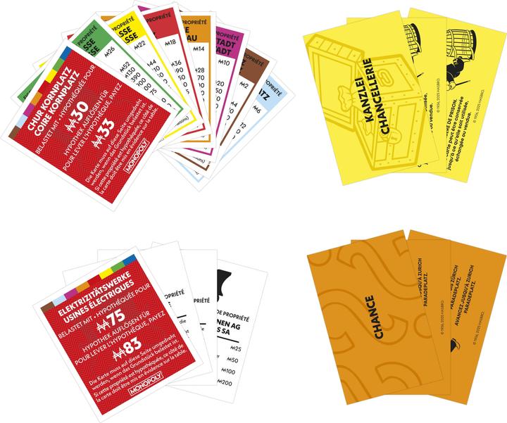 Actual product image Hasbro Gaming Hasbro Monopoly Classic Refresh Switzerland (Swiss German)