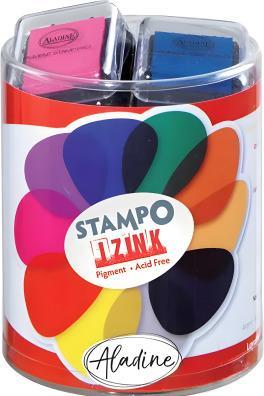 Produktbild Aladine Stempelkissenset Izink Prisma, Grundfarben, 10 Stk.