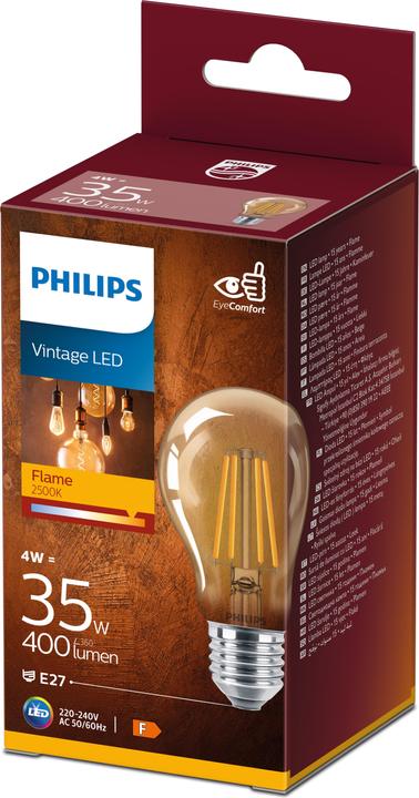 Actual product image Philips Lamp (E27, 2.30 W, 400 lm, 1 x, F)