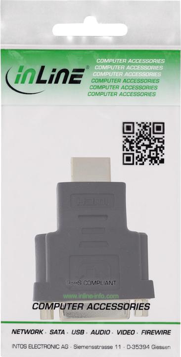 Produktbild InLine HDMI zu (DVI, 5.80 cm)