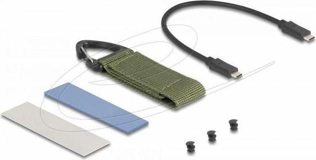 Actual product image Delock M.2 NVMe SSD Gehäuse USB 40 Gbps - werkzeugfrei (M.2 2280)
