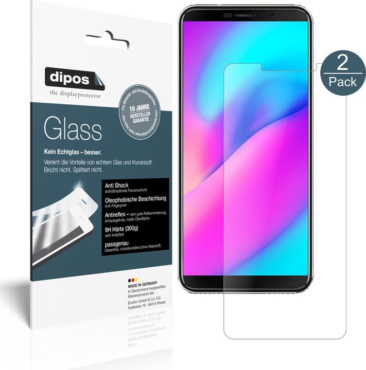 Image du produit Dipos Film de Protection d’écran Anti-Shock (2 pièce(s), Cubot J3)