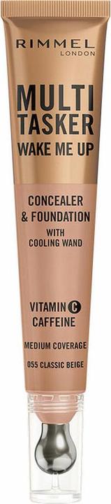 Image du produit Rimmel London Rimmel Multi-Tasker Wake Me Up Foundation & Concealer 20ml 055 Classic Beige (Beige)