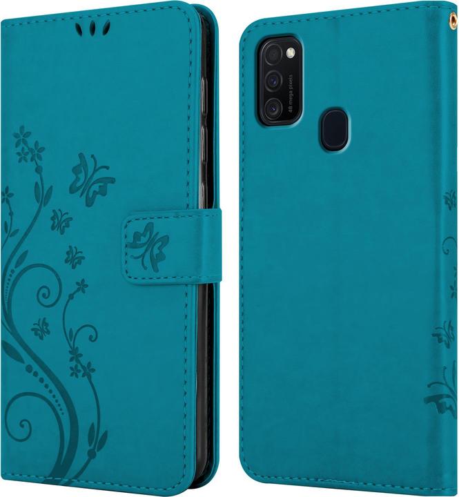 Productafbeelding Cadorabo Bloemen Boekomslag (Samsung Galaxy M21)
