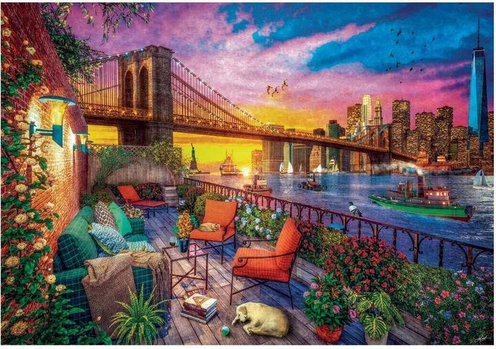 Immagine prodotto Clementoni Puzzle del tramonto del balcone di Manhattan, 3000 pezzi. (3000 pezzi)