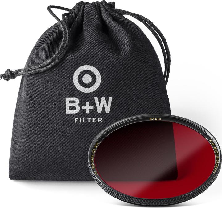 Actual product image B+W 091 Red filter dark 630, MRC/Basic 60mm (Colour filters)