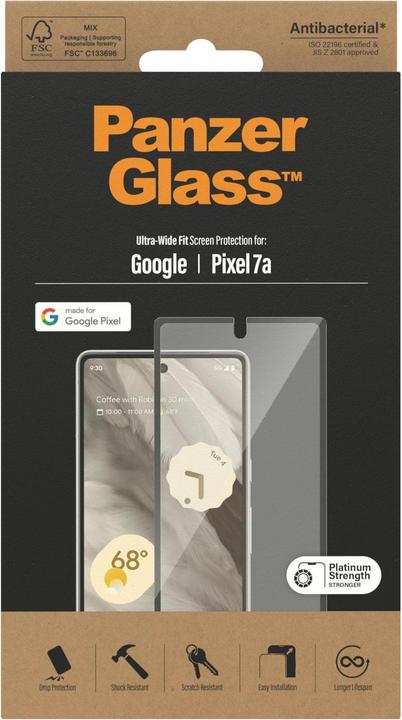 Immagine prodotto PanzerGlass Ultra-Wide Fit (1 Pezzo/i, Google Pixel 7a)