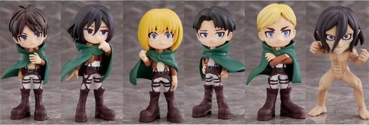 Actual product image YuMe Attack On Titan Anime Series Mini Figures 9 cm Display (6)