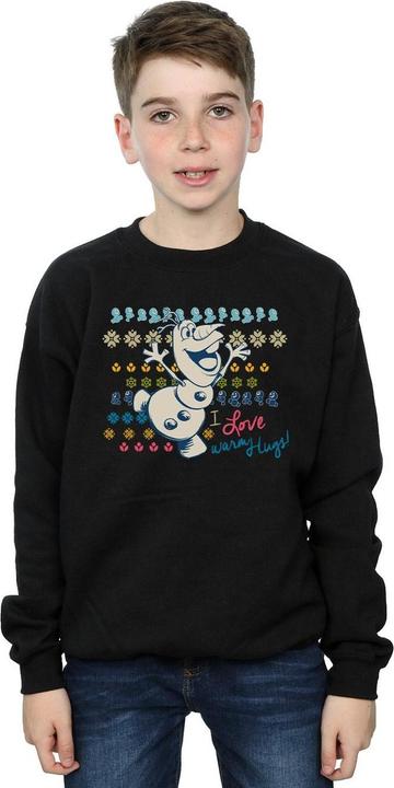 Immagine prodotto Disney Frozen I Love Warm Hugs Felpa Ragazzi (140, 146)