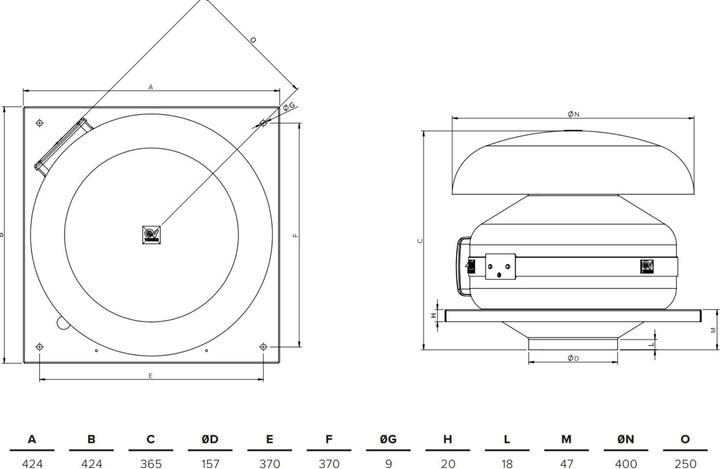 Produktbild Vortice CA 160 MD E RF