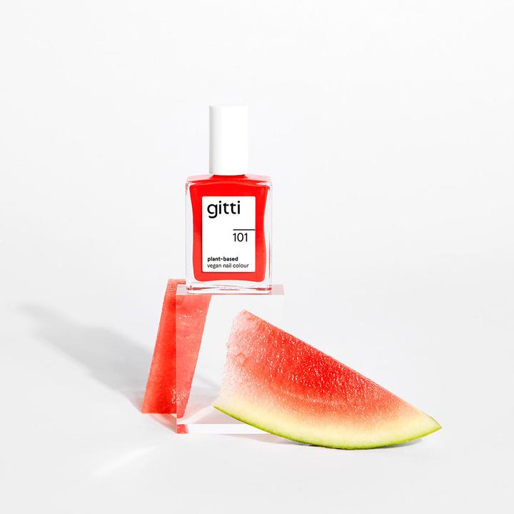 Image du produit Gitti no. 101 Nail Polish Fiery Red (Rouge flamboyant, Vernis couleur)